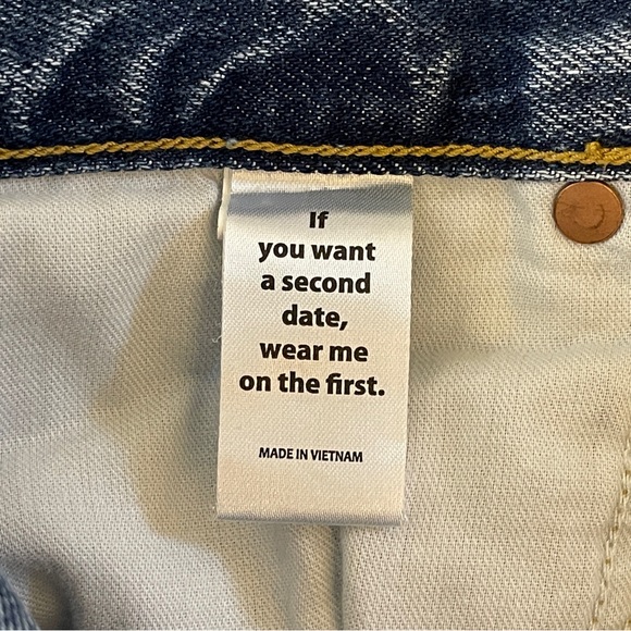 PacSun Men's Denim Blue Button Fly Straight Leg Jeans Size 32x32 - Picture 8 of 10